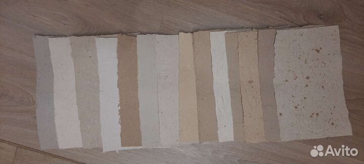 Набор бумаги ручного литья, 10 листов