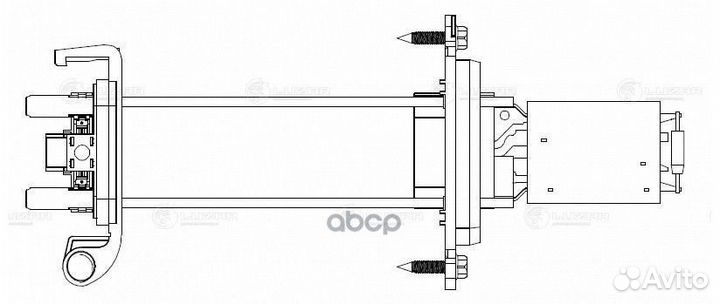 Резистор э/вент. отоп. для а/м Renault Megane I