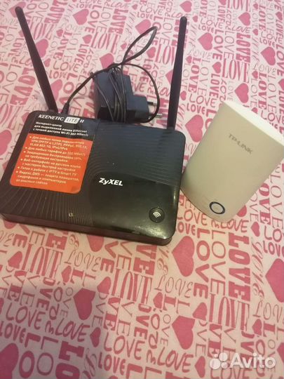 Продается комплект роутер и усилитель вайфая