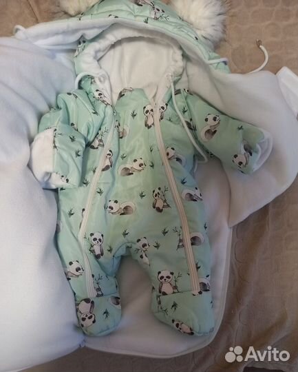 Конверт на выписку зимний