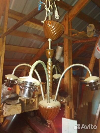 Люстра потолочная бу