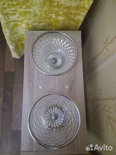 Ваза. Хрусталь / мельхиор