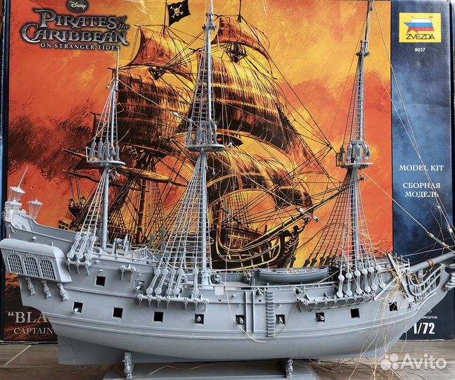 Модель корабля Черная жемчужина Black Pearl