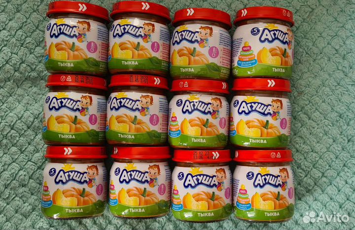 Детское питание пюре Агуша