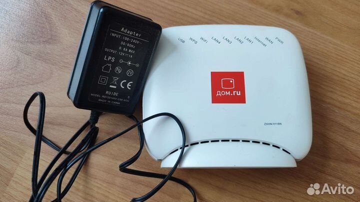 Модем ZTE zxhn H118N от Дом.ru