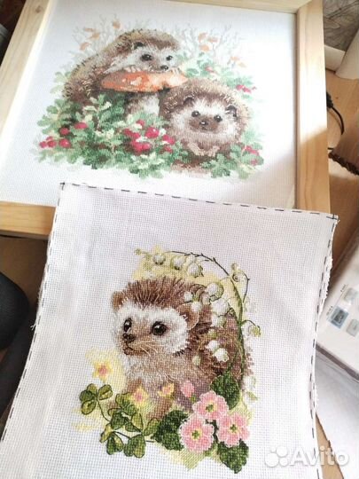 Остатки набора для вышивания фирмы Риолис