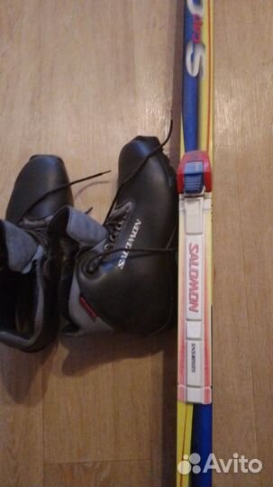 Лыжи с ботинками 43 р