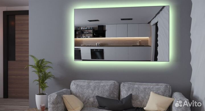 Зеркало в ванную с подсветкой Riviera