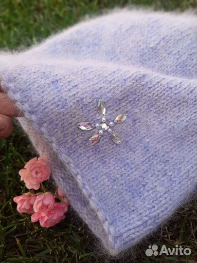 Шапка-бини из пуха норки