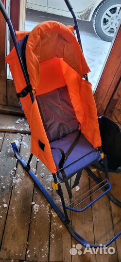 Коляска санки