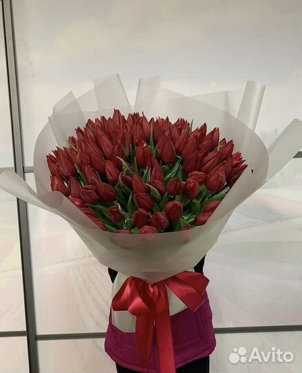 Тюльпаны букет цветов