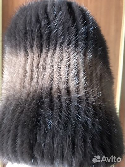 Шапка норковая женская на резинке