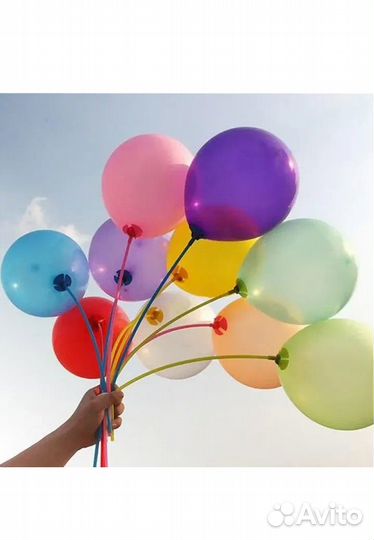 Воздушные шары на палочках