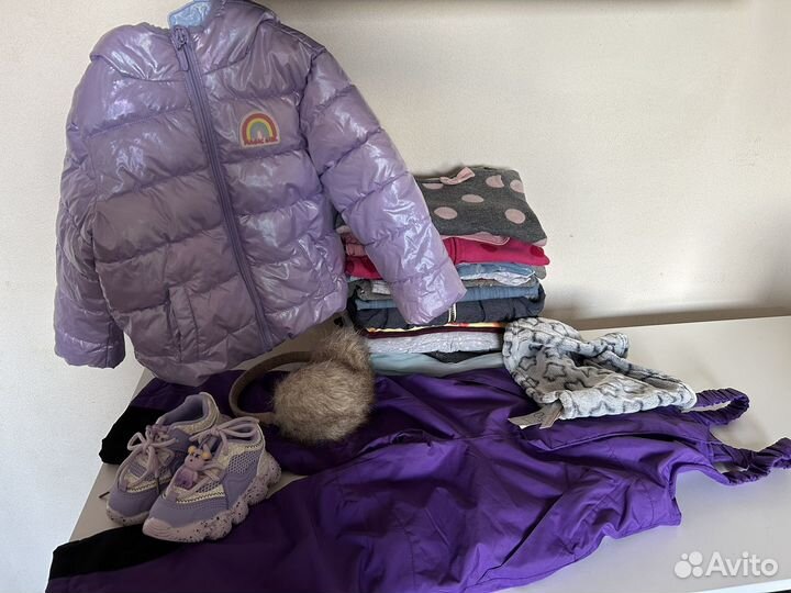 Пакет вещей на девочку 92