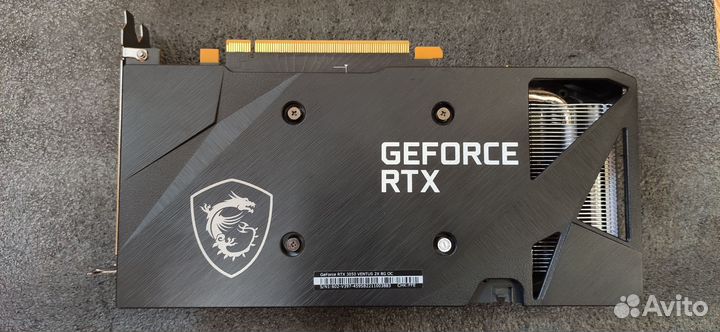 Видеокарта MSI GeForce RTX 3050 ventus 2X OC 8GB