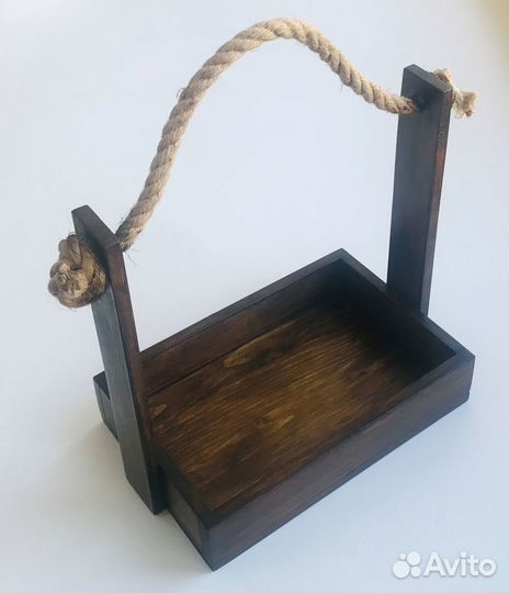 Ящик с высокой ручкой подарочный