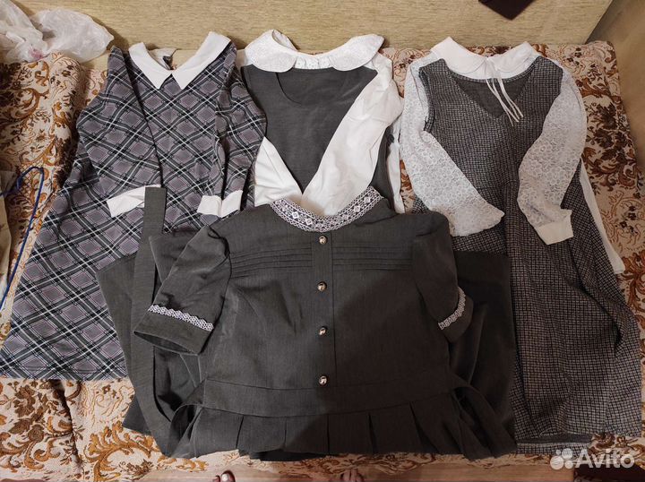 Школьная форма для девочки серая