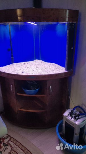 Аквариум jebo с тумбой фильтром и светом