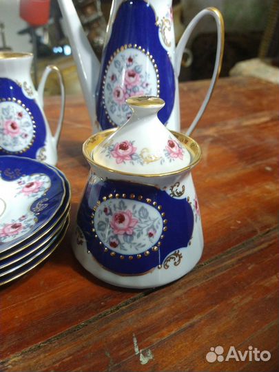 Сервиз кофейный рижский фарфор