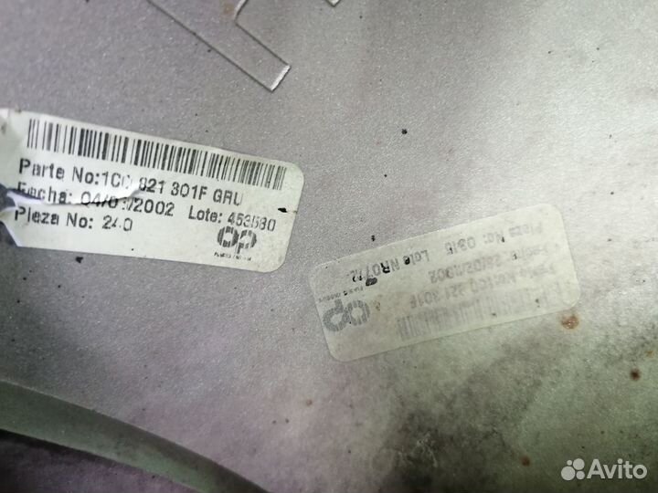 Крыло заднее левое Volkswagen New Beetle 2000