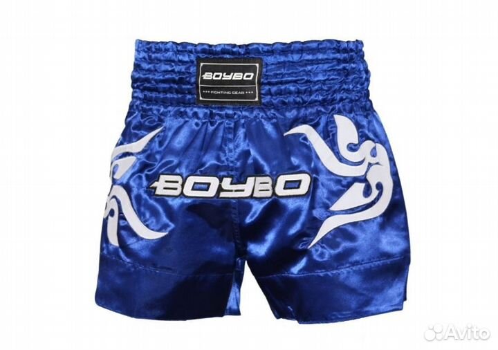Шорты для тайского бокса BoyBo (XL,Красный) Шорты