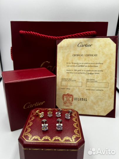 Серьги Cartier