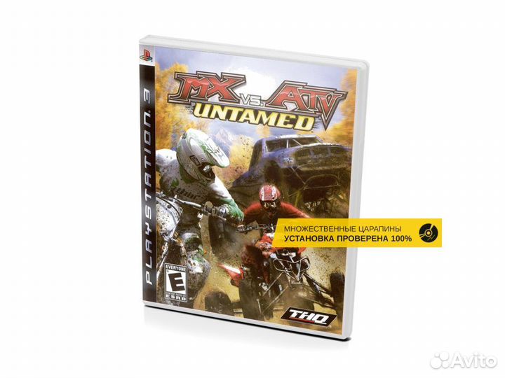 MX vs ATV Untamed, б/у, множ.царап., английский