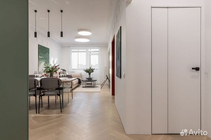 Дверь скрытая под отделку