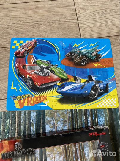 Пазлы. Сборная модель. Комплектом