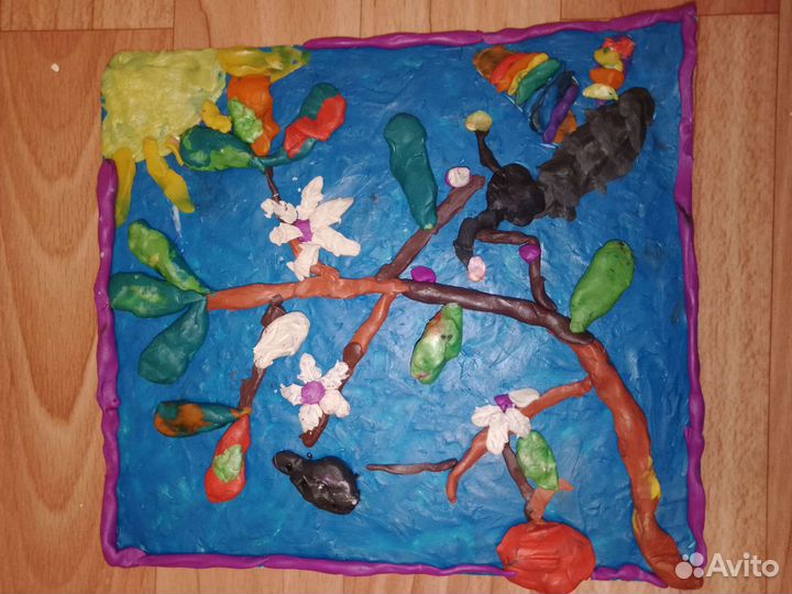 Весенняя поделка в садик