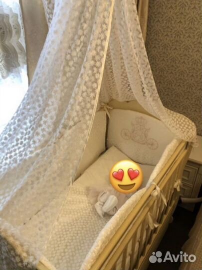 Балдахин,бортики +комплект в кровать