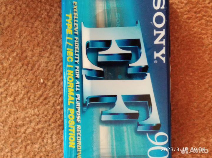 Аудиокассета новая запечатанная sony