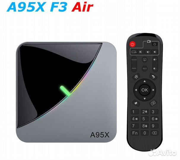 Мощный A95X F3 Air на 4/32Gb tv box TV Android 9,0