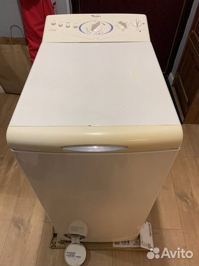 Стиральная машина Whirlpool вертикальная загрузка