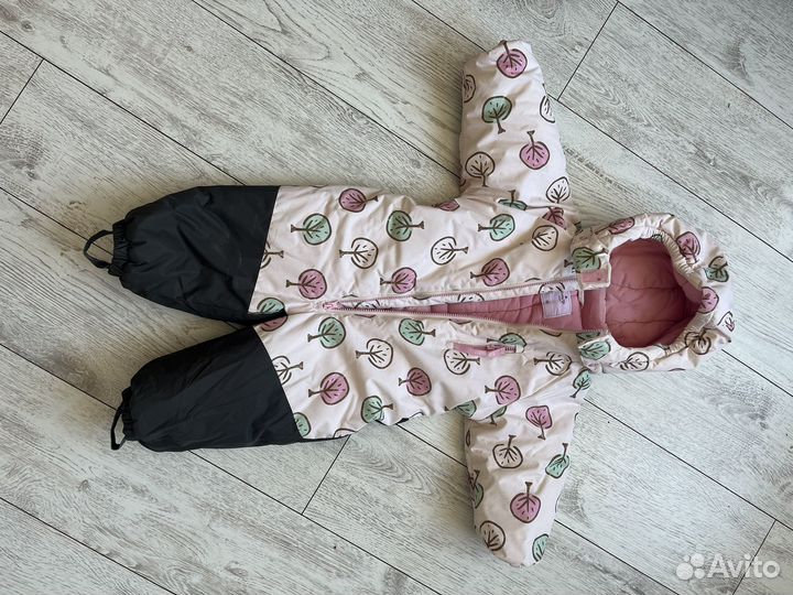 Зимний комбинезон для девочки 86