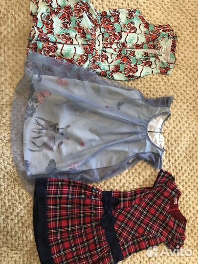 Одежда для девочки 4-5 лет рост 110-116см пакетом