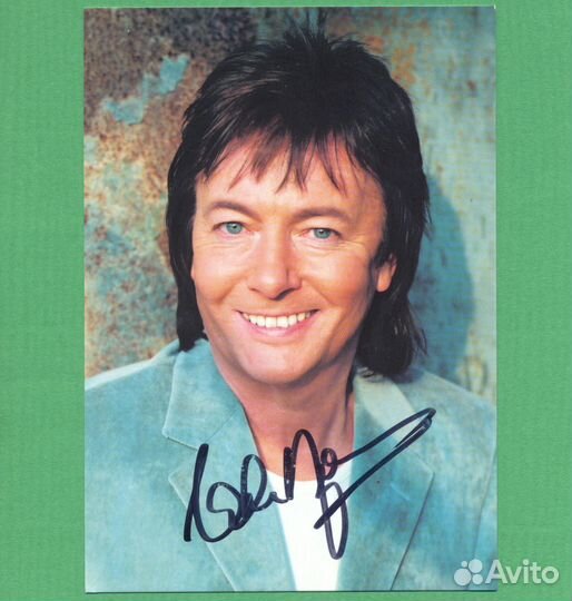 Chris Norman Автограф Крис Норман Оригинал 2005