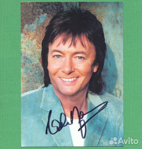 Chris Norman Автограф Крис Норман Оригинал 2005