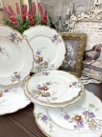 Антикварные тарелки Франция