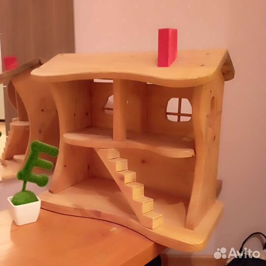 Домик для игрушек сделанный своими руками