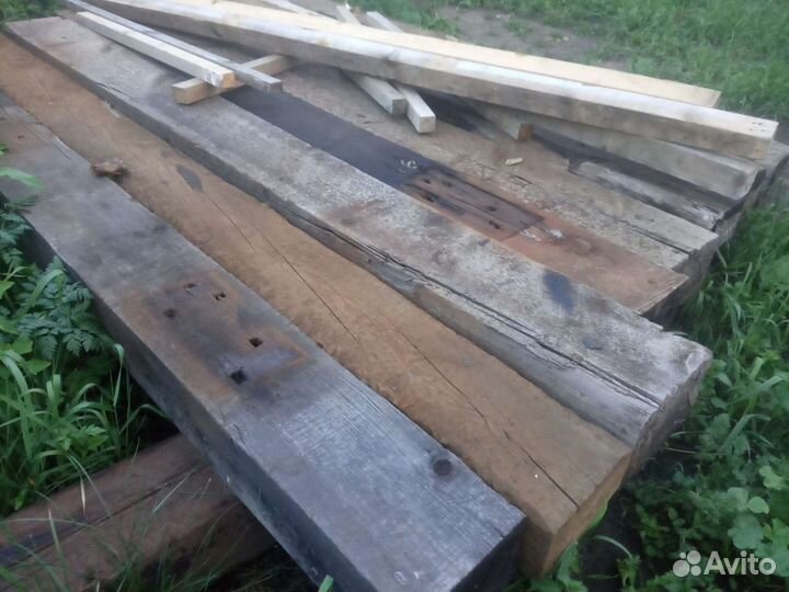 Шпалы деревянные б/у