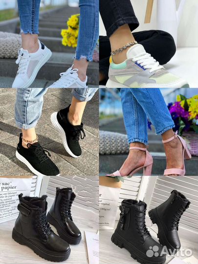 Лот новой обуви 1 размера оптом коробка