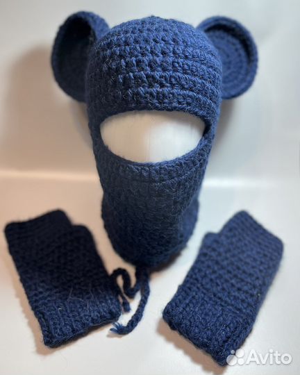 Балаклава с митенками
