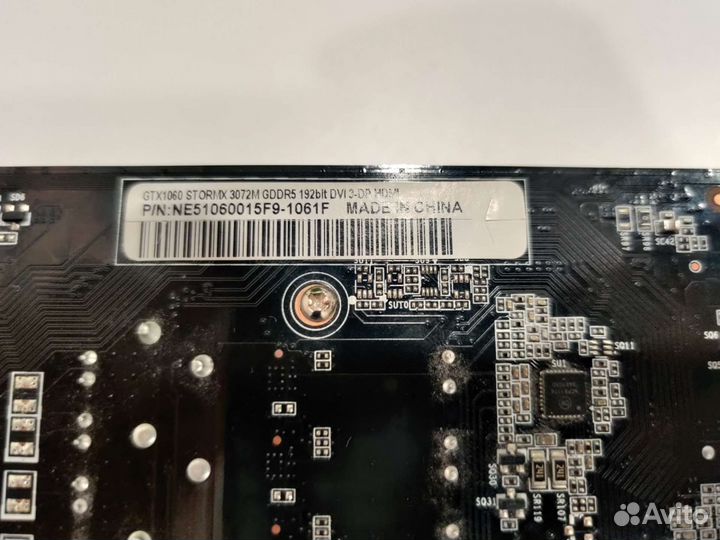 Видеокарта gtx 1060 3gb