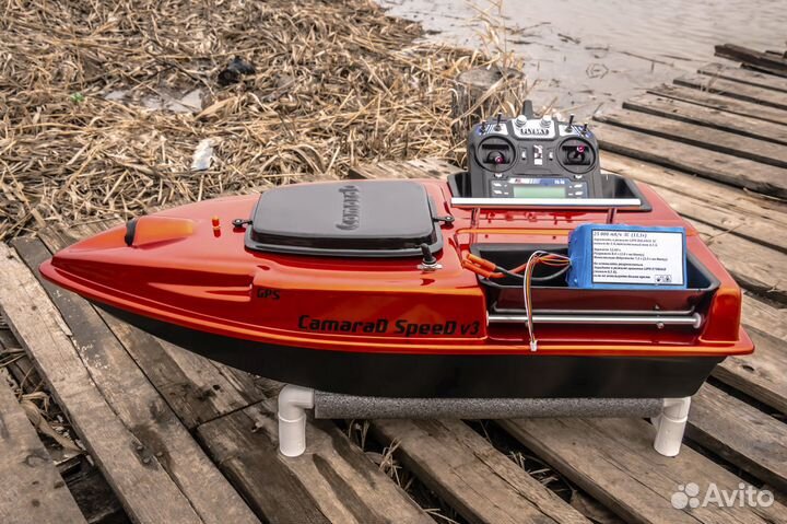 Прикормочный кораблик с усиленным акб 25000mAh