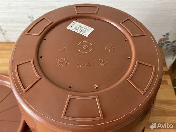 Горшок напольный для цветов большой 30л