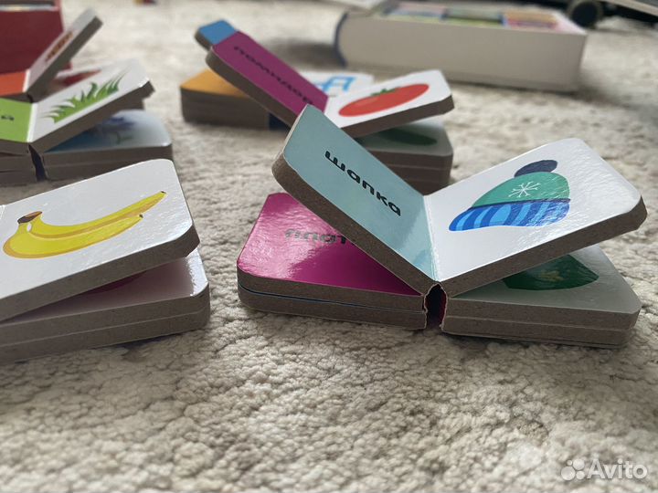 Набор книжек-кубиков для детей 0-3 лет (3 набора)