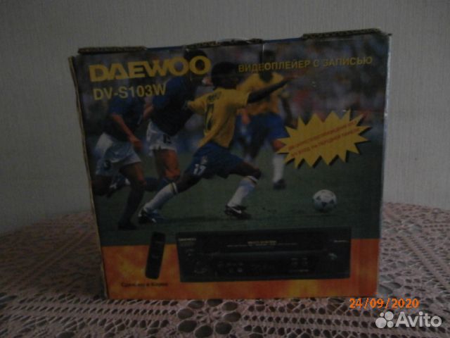 Видеоплеер с записью daewoo DV-S103W. Корея