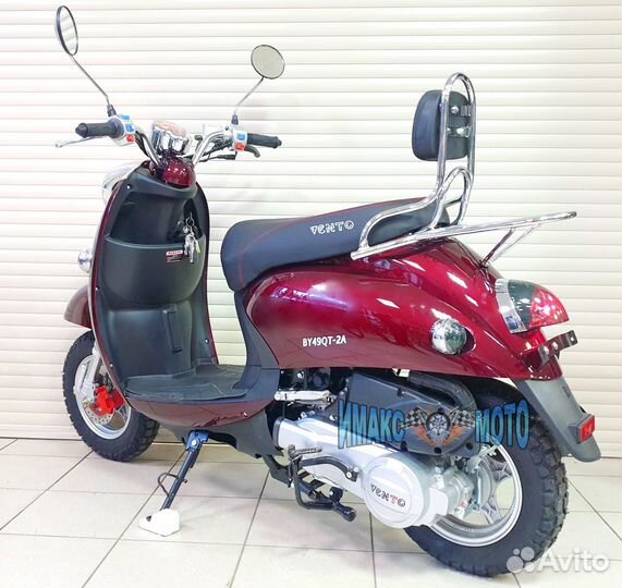 Скутер Vento Retro 150 (49) см3 цвет вишнёвый