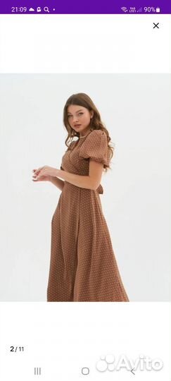 Платье летнее в горошек